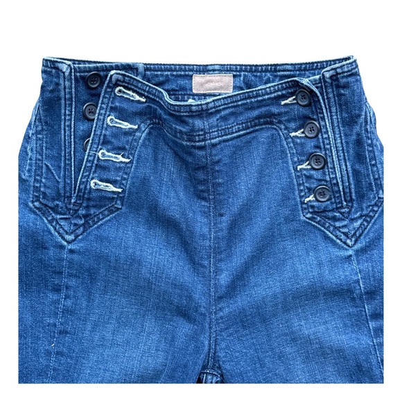 Mother Women’s ‘The Sailor Tripper’ Flared Jeans. Medium/Dark Blue. Size 25 - Picture 9 of 12